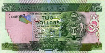 P25 Solomon Islands 2 Dollars (Replacement)